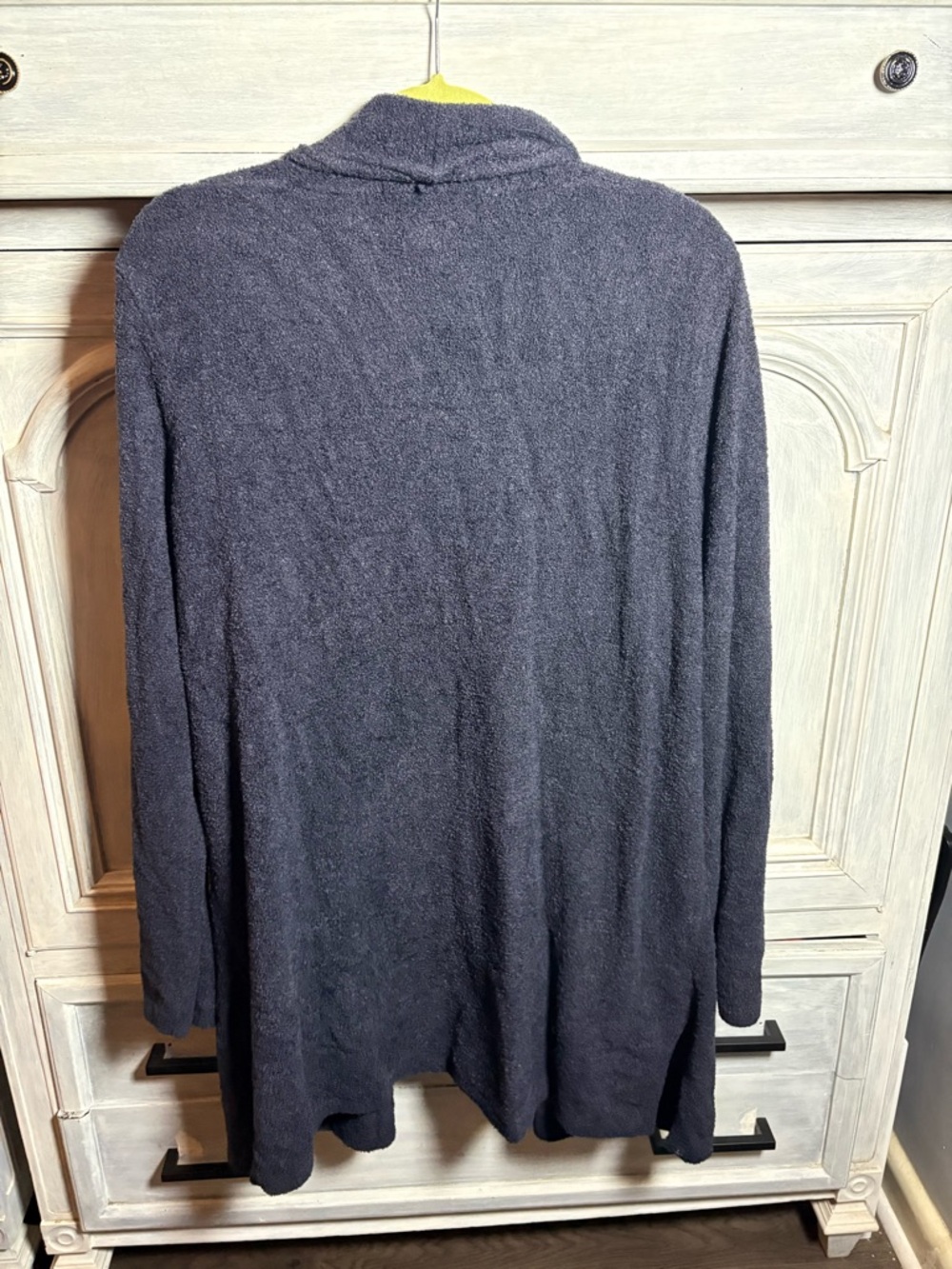 Barefoot Dreams Bamboo Essential Long Cardigan Navy Super Soft Coastal Lagenlook - Picture 8 of 8